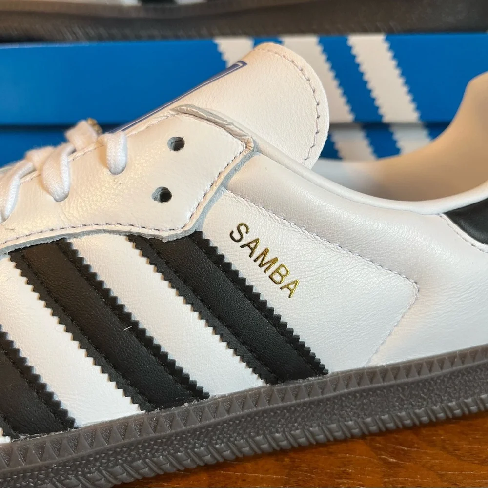 ADIDAS White Samba OG - Picture 5 of 11